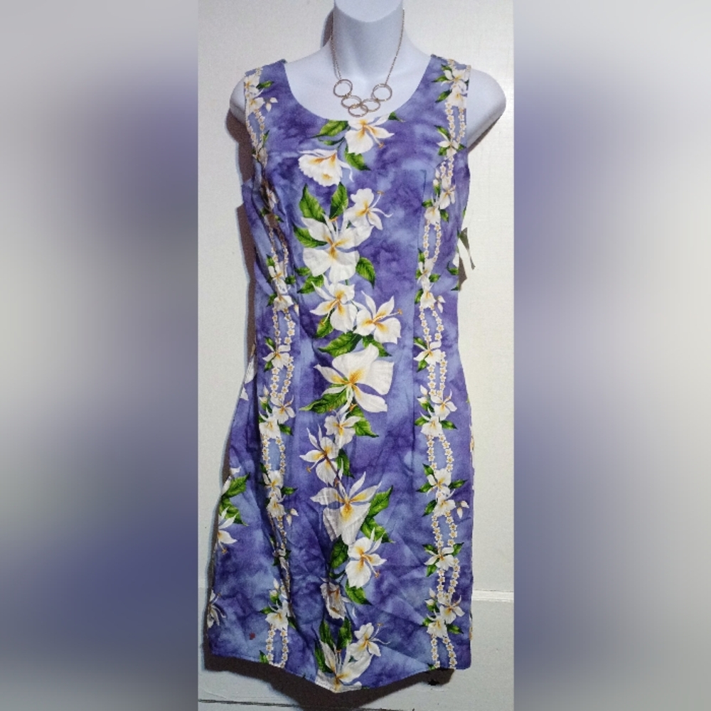 Lava Hut Floral Purple Sleeveless Dress